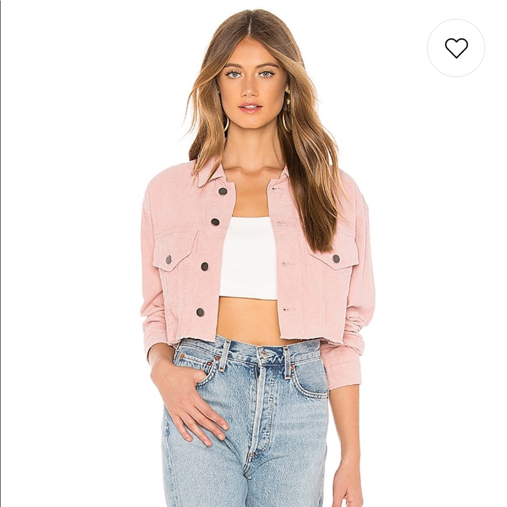 Pink corduroy jacket